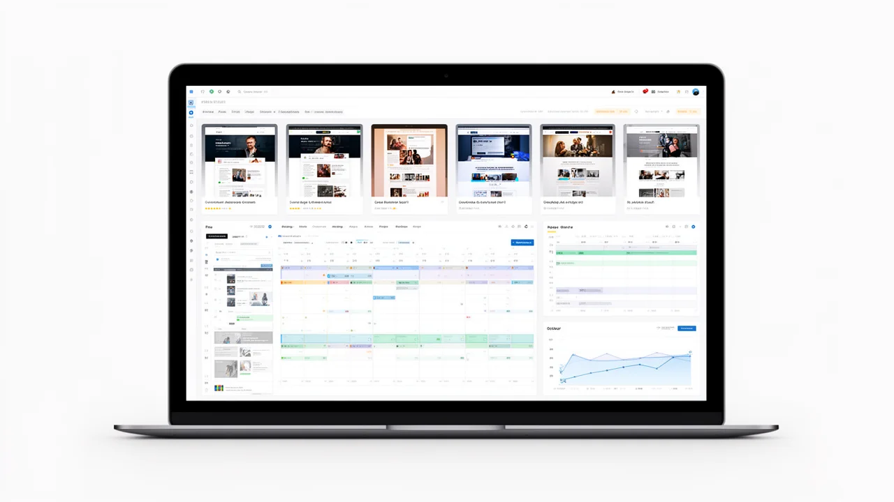 A centralized software dashboard for managing multiple websites, illustrating the efficiency of PBN management solutions.
